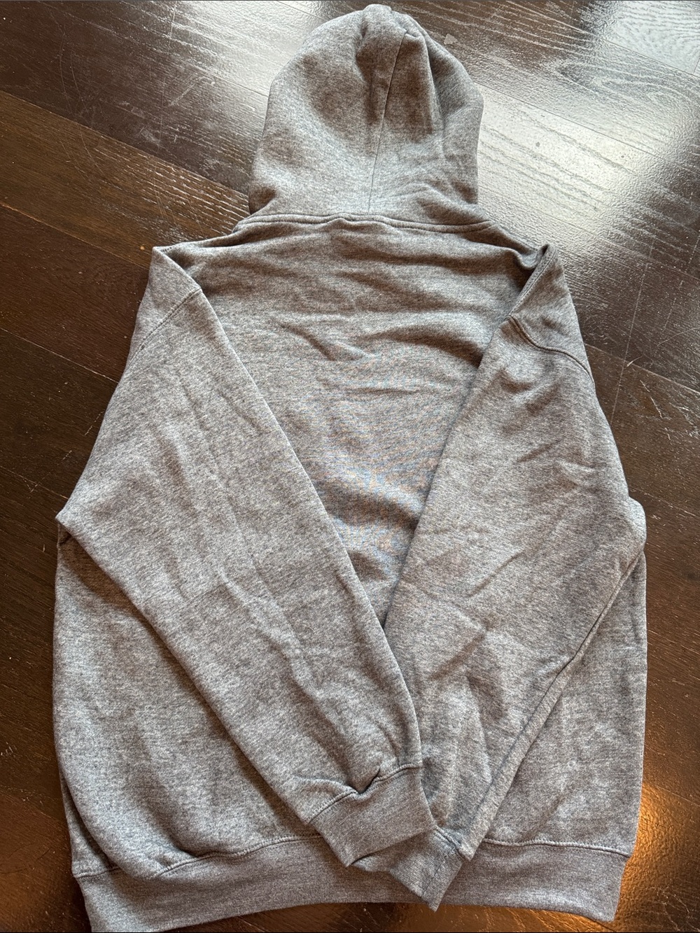 Saint Lucia Heather Gray Hoodie - Women's Pullover Sweatshirt - Picture 3 of 3